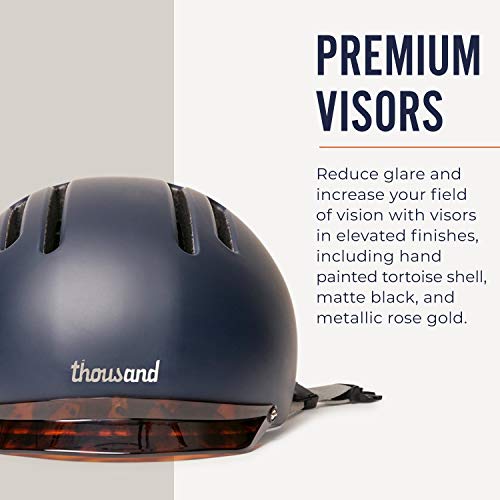 Thousand Chapter MIPS Adult Bike Helmet - LED Tail Light, Cycling & Bicycle Safety Certified, Lightweight & Low Profile, Men & Women, Lockable PopLock