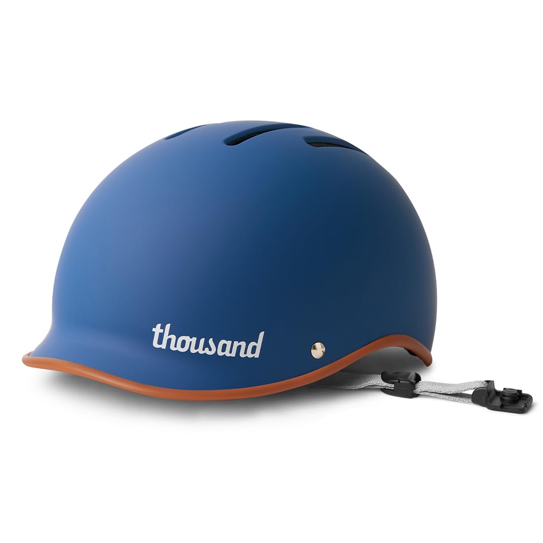Thousand Heritage 2.0 Adult Bike Helmet; The Original Low Profile Retro Commuter Cycling Helmet Safety Certified for Bicycle Skateboard Skating Roller Skates; for Men & Women