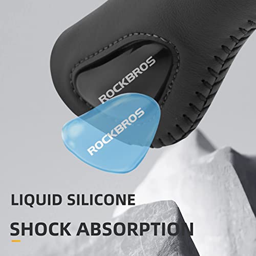 ROCKBROS Bike Handlebar Grips Ergonomics Design Soft Gel Dual Lock