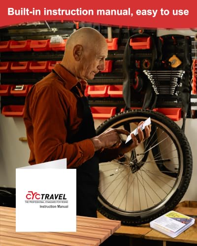 cyctravel 20-Piece Bike Tire Puncture Repair Patch Kit