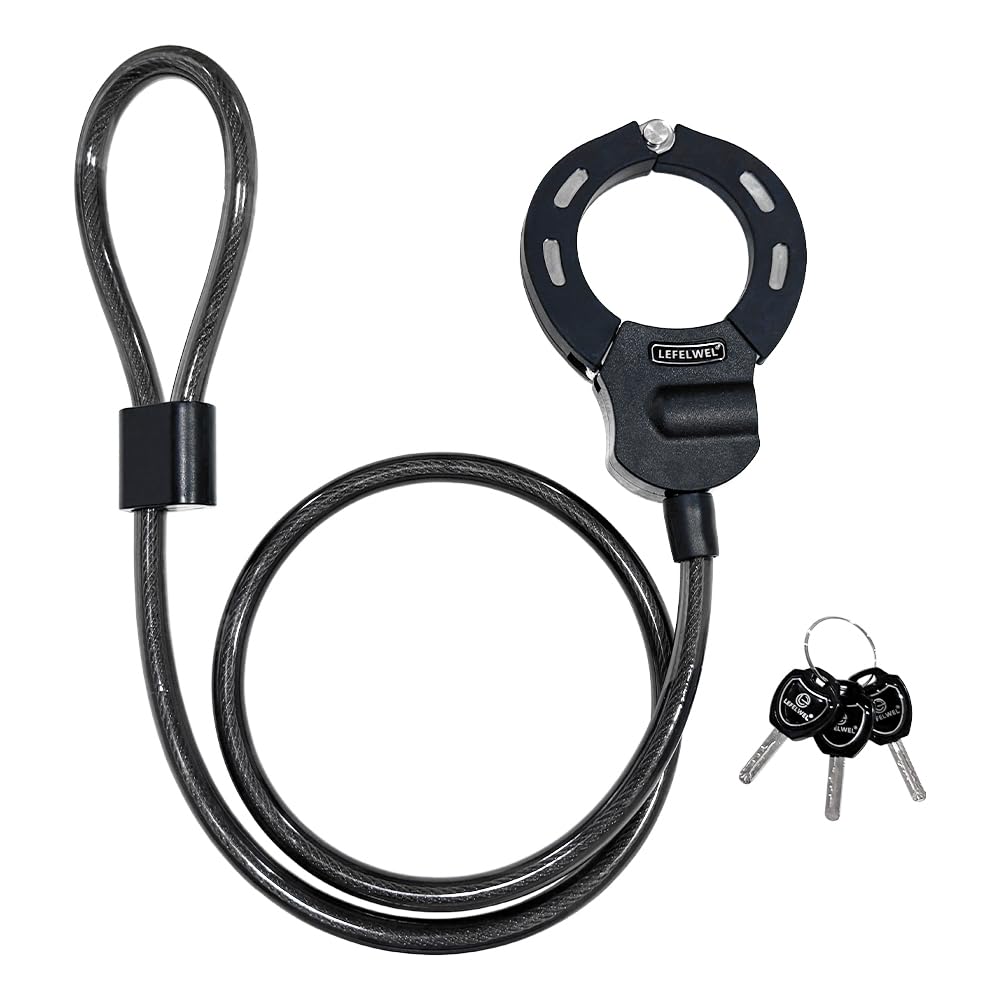 Scooter Lock,Bike Chain Lock,Electric Scooter Locks Anti Theft for Electric Scooter Segway,Ninebot,Xiaomi, Razor and Bicycle Lock Cable Accessories