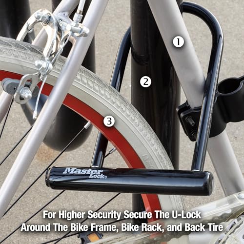 Master Lock U-Lock Bike Lock with Key