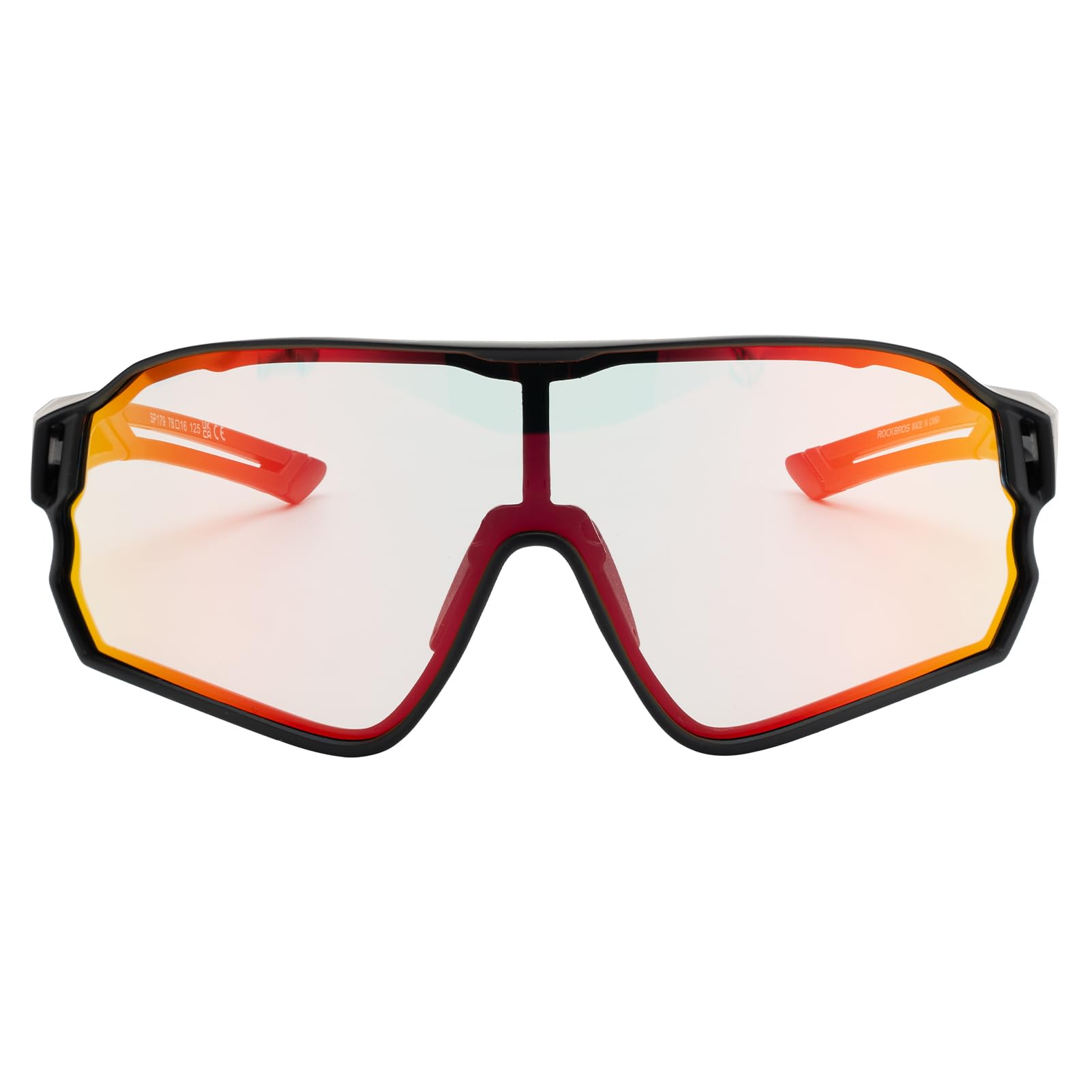 ROCKBROS Photochromic Sunglasses for Men Cycling Sunglasses Sports Bike Glasses
