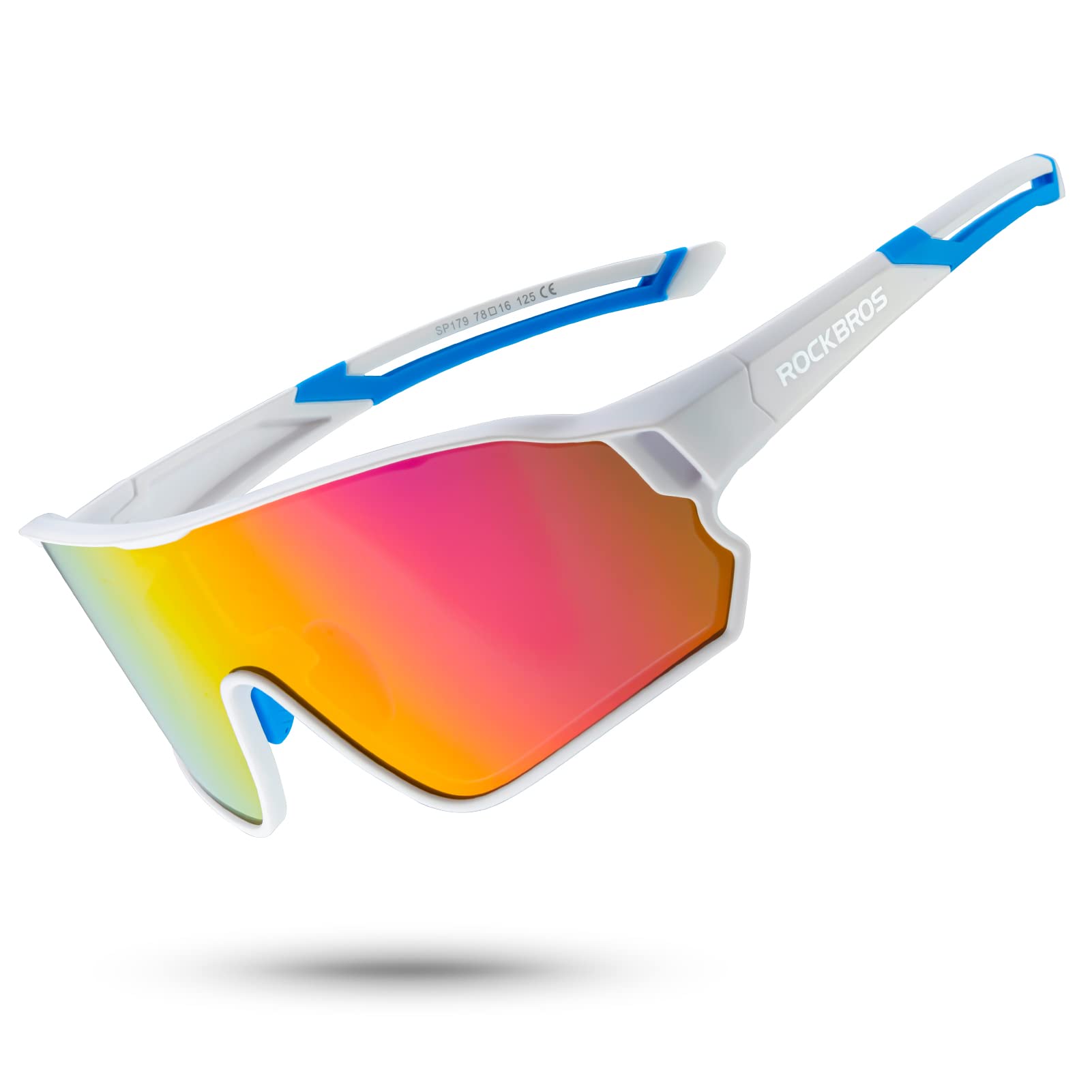 ROCKBROS Polarized Sports Sunglasses Anti-Glare HD Cycling Sun Glasses