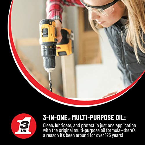 3-IN-ONE Multi-Purpose Lubricating Oil 8 oz, 12-Pack