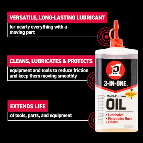 3-IN-ONE Multi-Purpose Oil, 8 OZ [12-PACK]