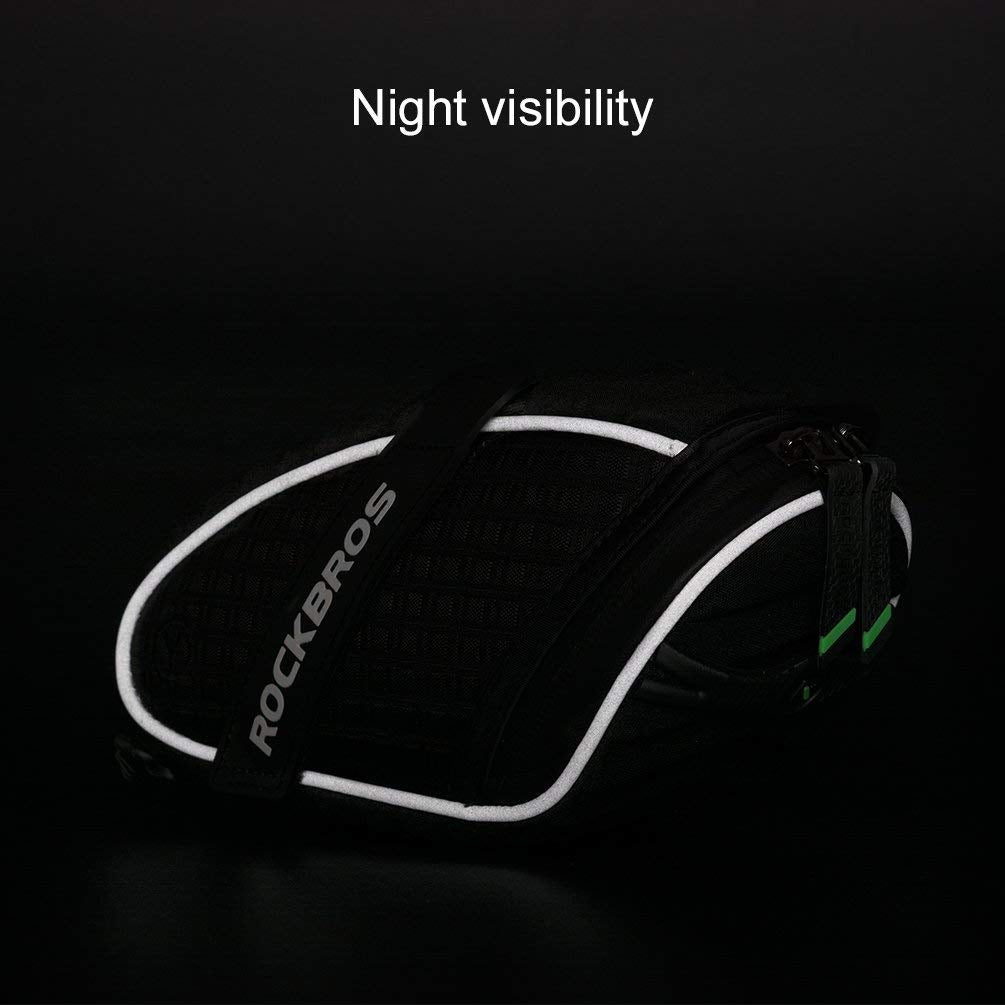 ROCKBROS Bike Saddle Bag Under Seat Bicycle Seat Bag 3D Shell for MTB/Road