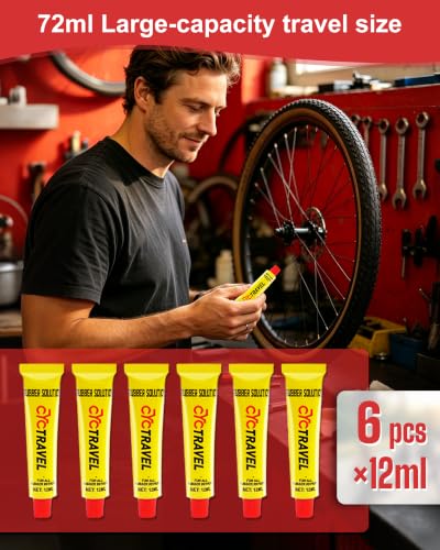 cyctravel 20-Piece Bike Tire Puncture Repair Patch Kit