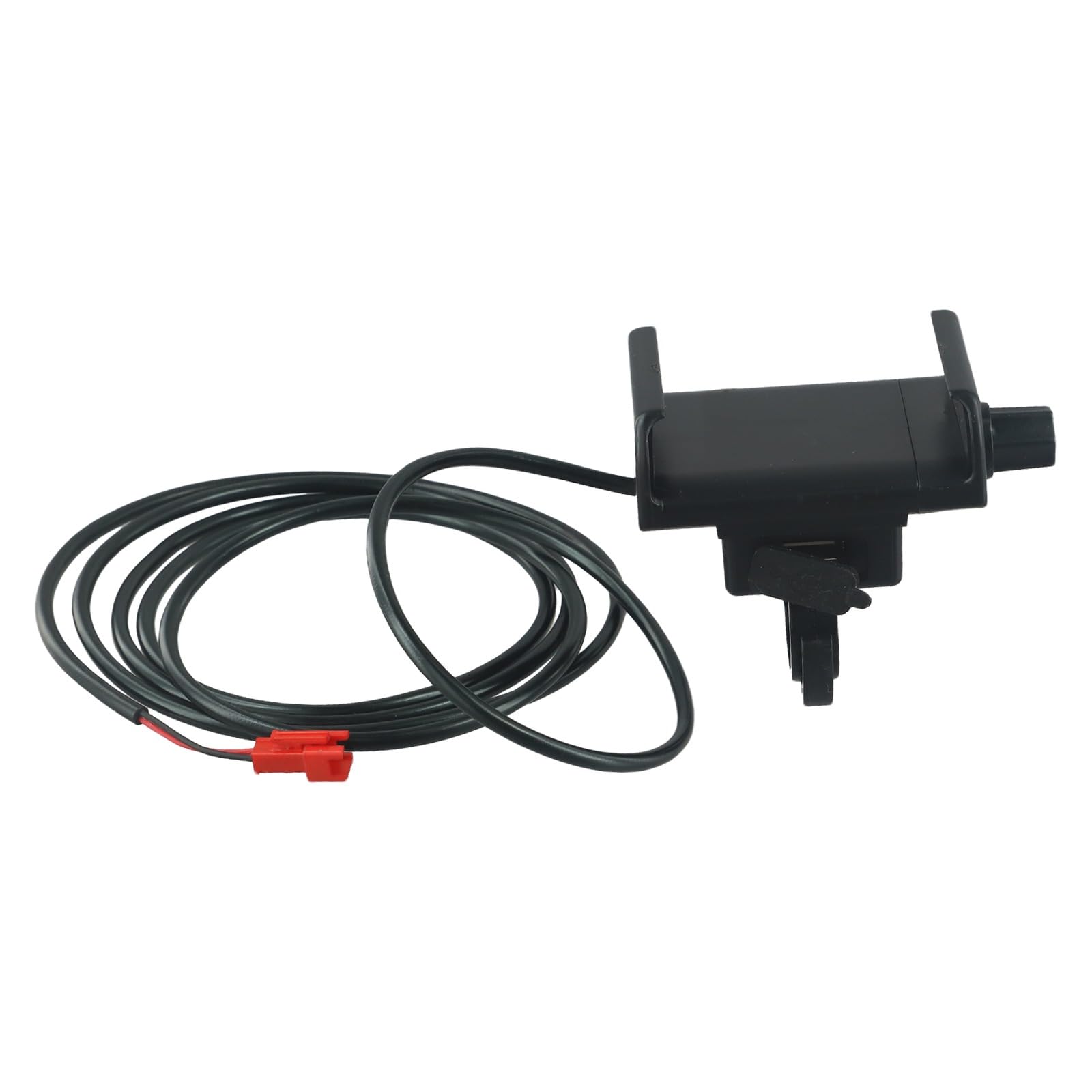 Jurtmy 100 Pack Electric Bicycle Phone Mount with USB for Charger, 48V Handlebar Cell Phone Holder for Ebike Motorcycle for ATV Scooter, Adjustable Clamp GPS Stand with 2A Charging Port