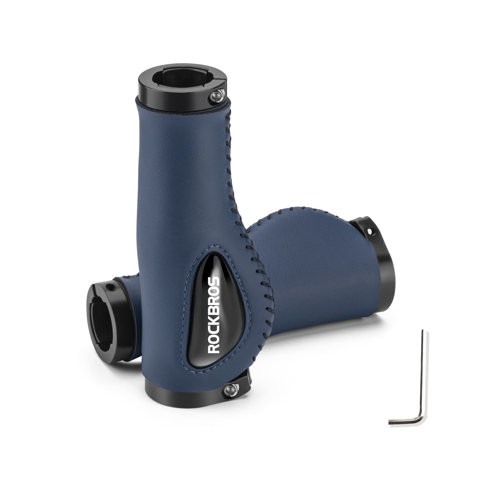 ROCKBROS Bike Handlebar Grips Ergonomics Design Soft Gel Dual Lock