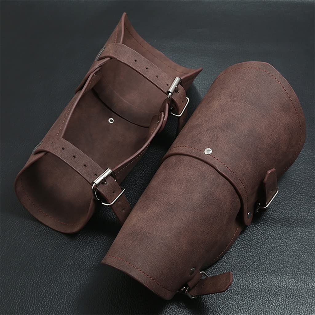 AFPSDLFJDLS Medieval Armor Gloves Wide Cuff Bracers Bracelet Men Steampunk Gauntlet Knights Templar Leather