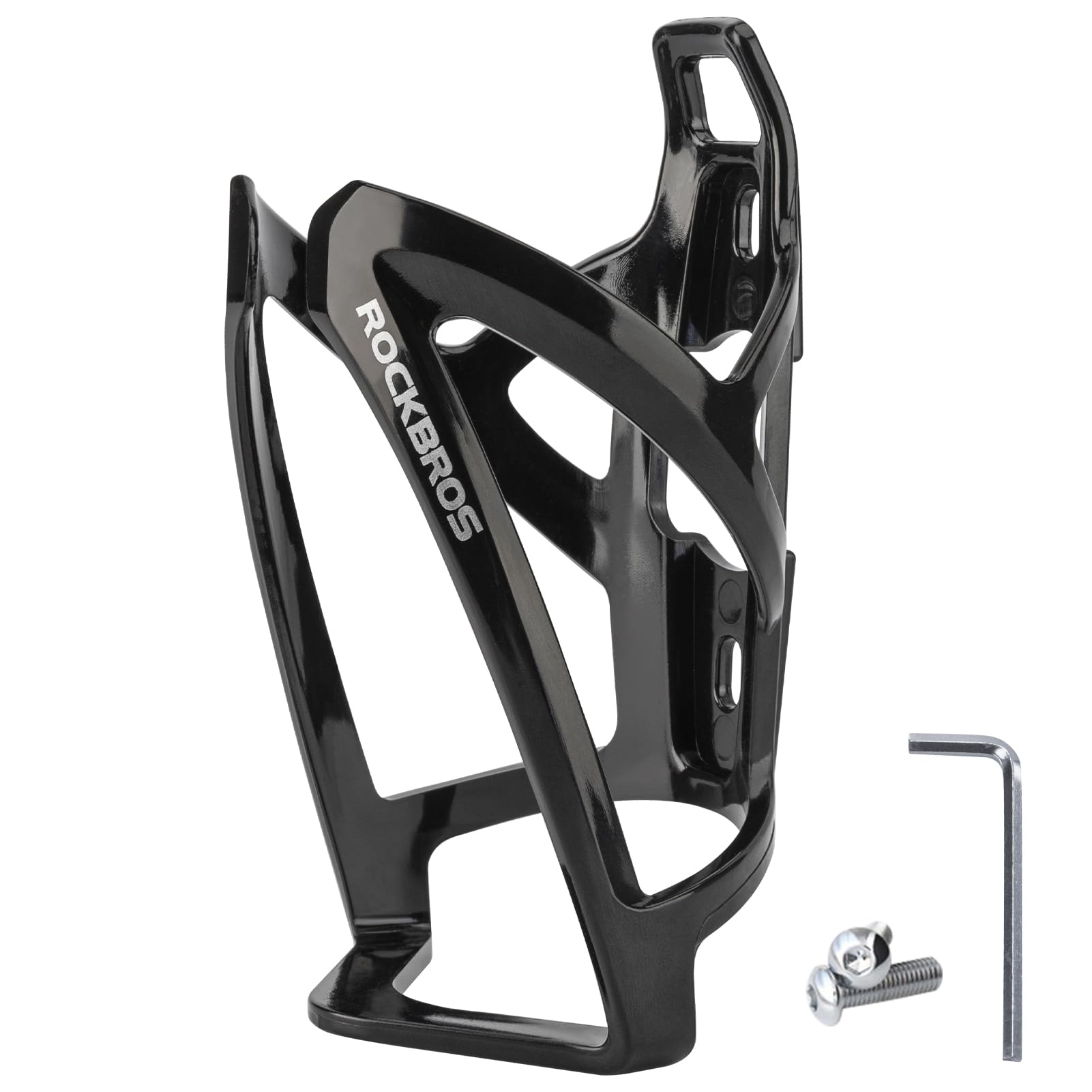 ROCKBROS Bike Water Bottle Holder Ultra-Light Durable Bicycle Bottle Cages with Screws Tool, Universal Bike Cup Holder Rack for Road MTB Bikes…