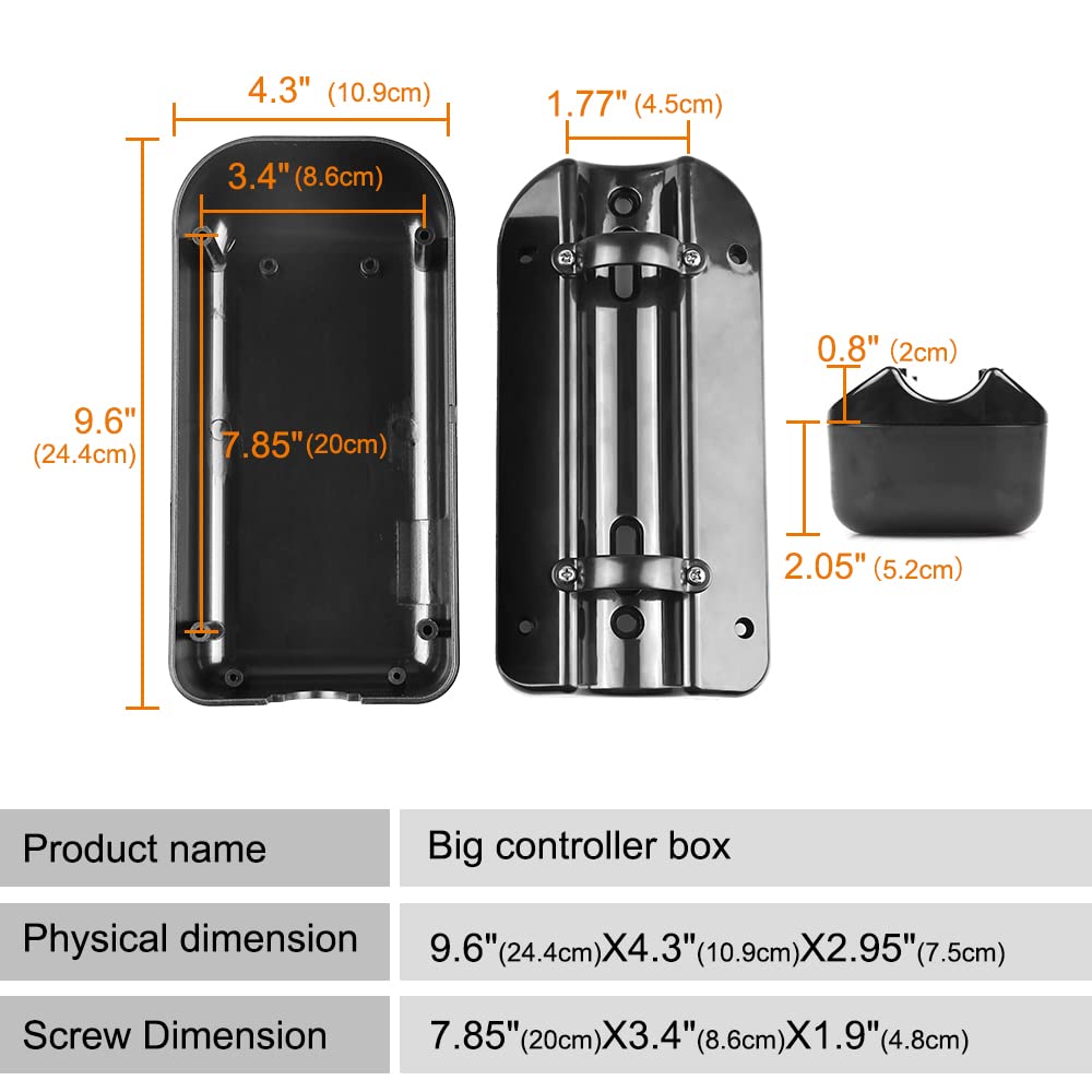 Greenergia Extra Large Controller Case for Electric Bike Controller Box Electric Scooter Controller Case Electric Bicycle Conversion Part Electric Motor Controller Box (Large Size:9.84"×4.25"×2.9")