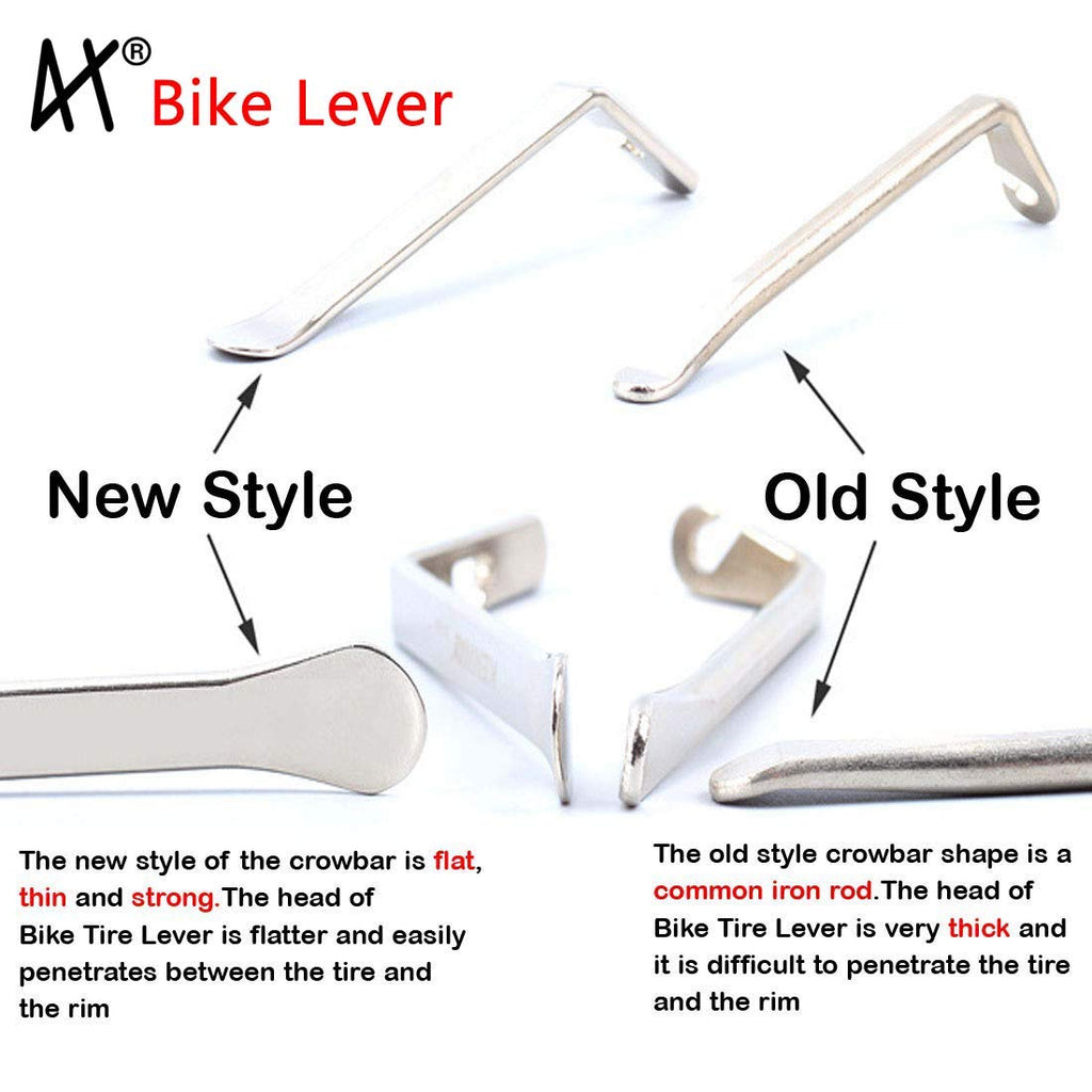 Tragoods Stainless Steel Bicycle Tire Lever Tool Set