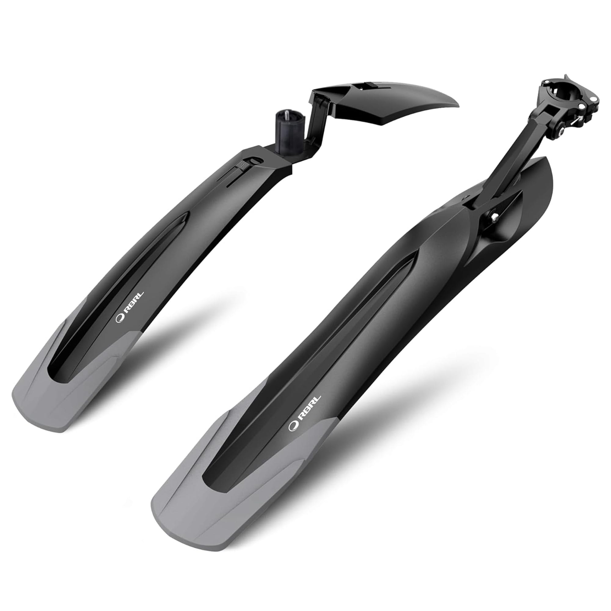 RBRL Bike Fender Adjustable Bicycle Mudguard, Quick Release Universal 24-29 inch Bicycle Fenders, Bike fenders for Ebike/Mountain Bike, Against Splashing Water and Dirt