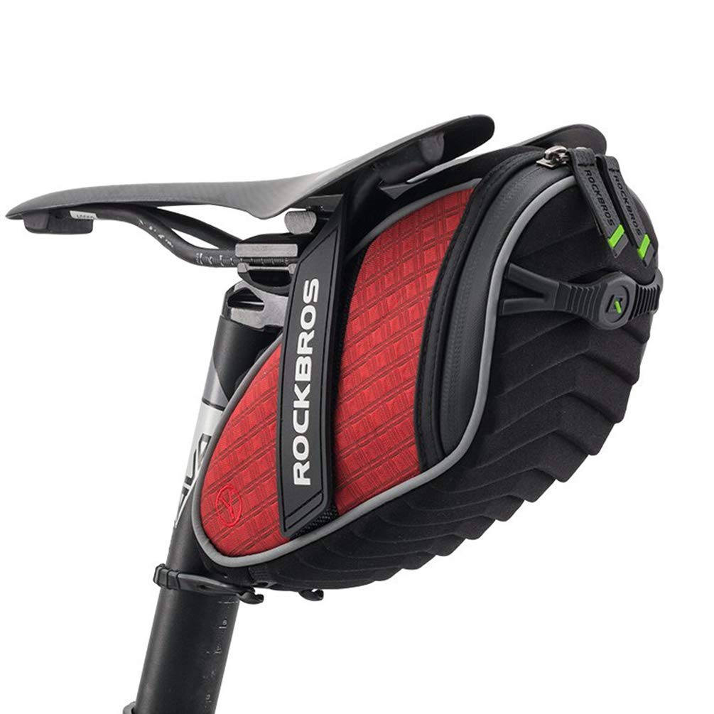 ROCKBROS Bike Saddle Bag Under Seat Bicycle Seat Bag 3D Shell for MTB/Road