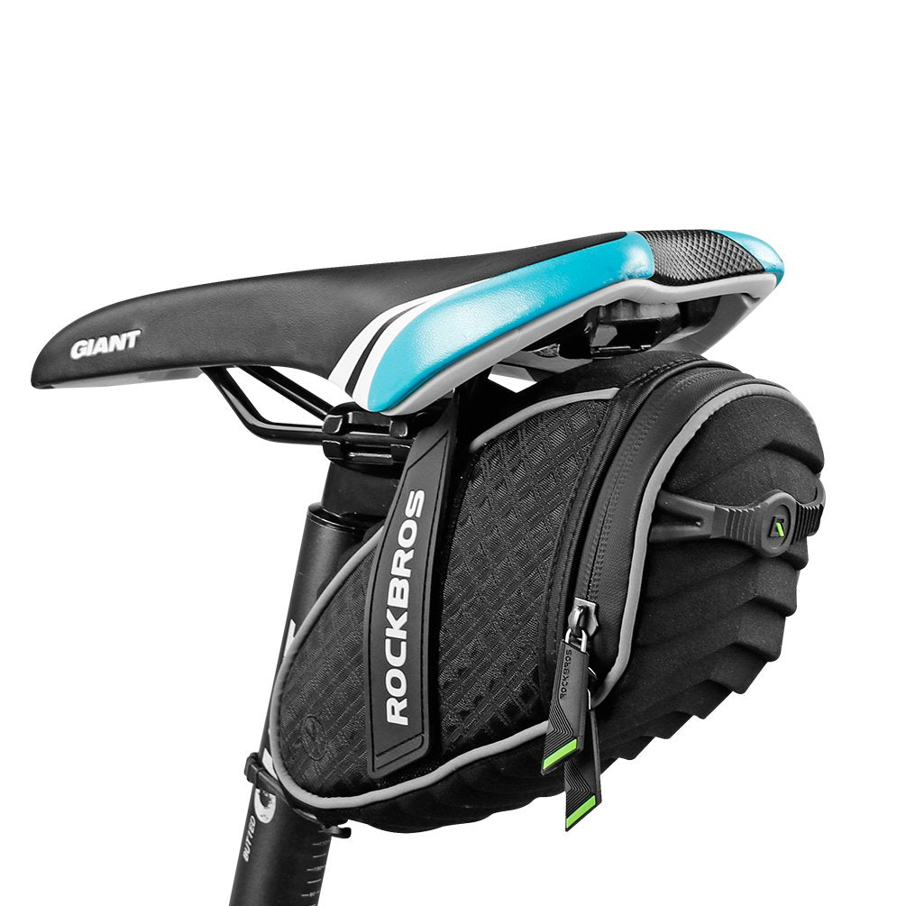 ROCKBROS Bike Saddle Bag Under Seat Bicycle Seat Bag 3D Shell for MTB/Road