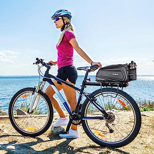 JXFUKAL Bike Bags for Bicycle Rear Rack - 9.5L/17L/40L Hard Shell Ebike Bag