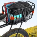 Bicycle Basket, Rear Bike Rack,Quick Release Bicycle Luggage Rack with Basket, Quick Release and Adjustable,75Kg Load,Aluminum Alloy