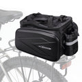 WMAWJBT Bike Rear Rack Bag with Hard Shell Bike Bag with Shoulder Strap Ebike Accessories Bicycle Accessories Bike Panniers with Waterproof Cover for Cycling Camping Travel