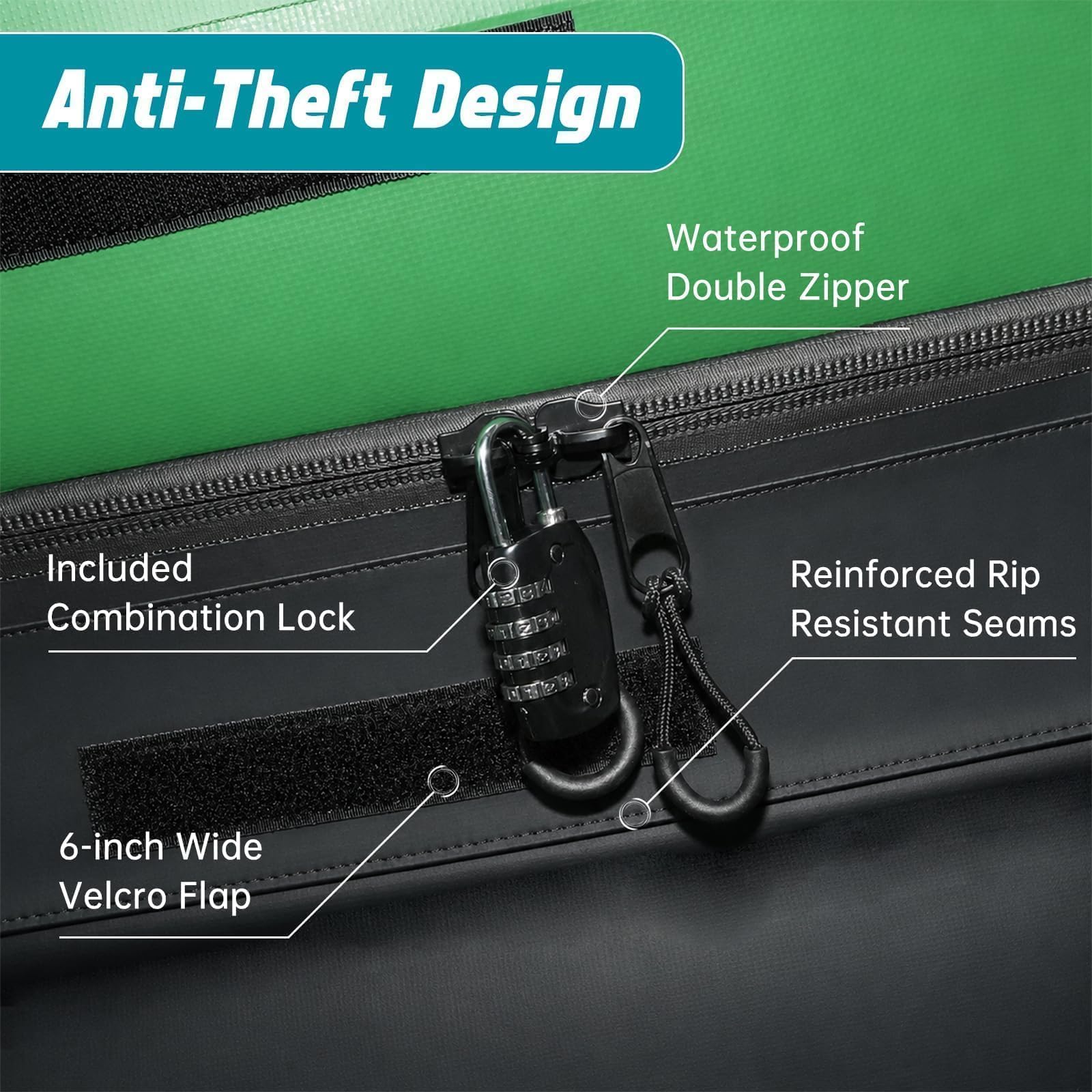 CROSSHIP 20 Cubic Feet Car Roof Bag and Basket