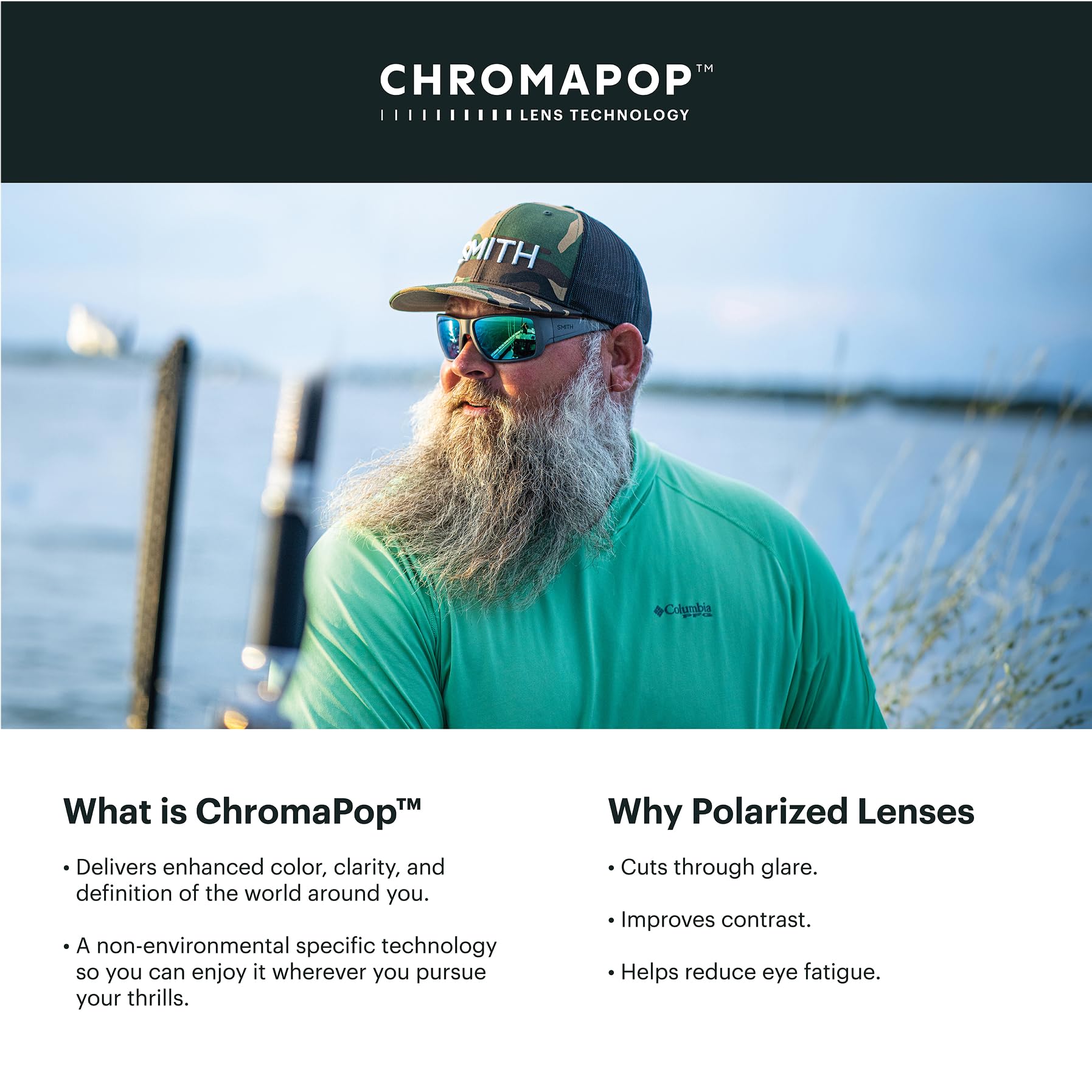 SMITH Guide’s Choice Fishing Sunglasses