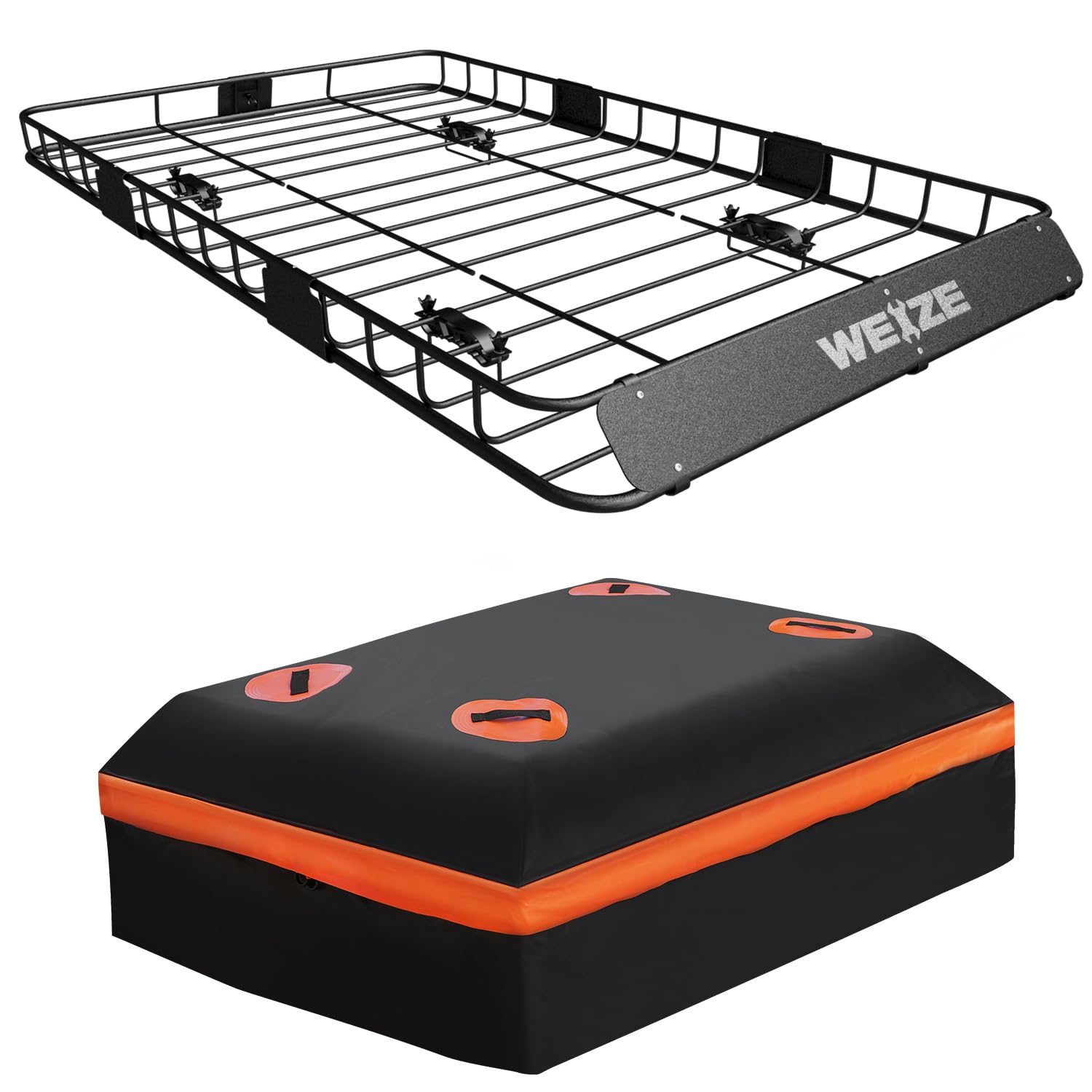 WEIZE Cargo Rack Basket Roof Hitch Mount