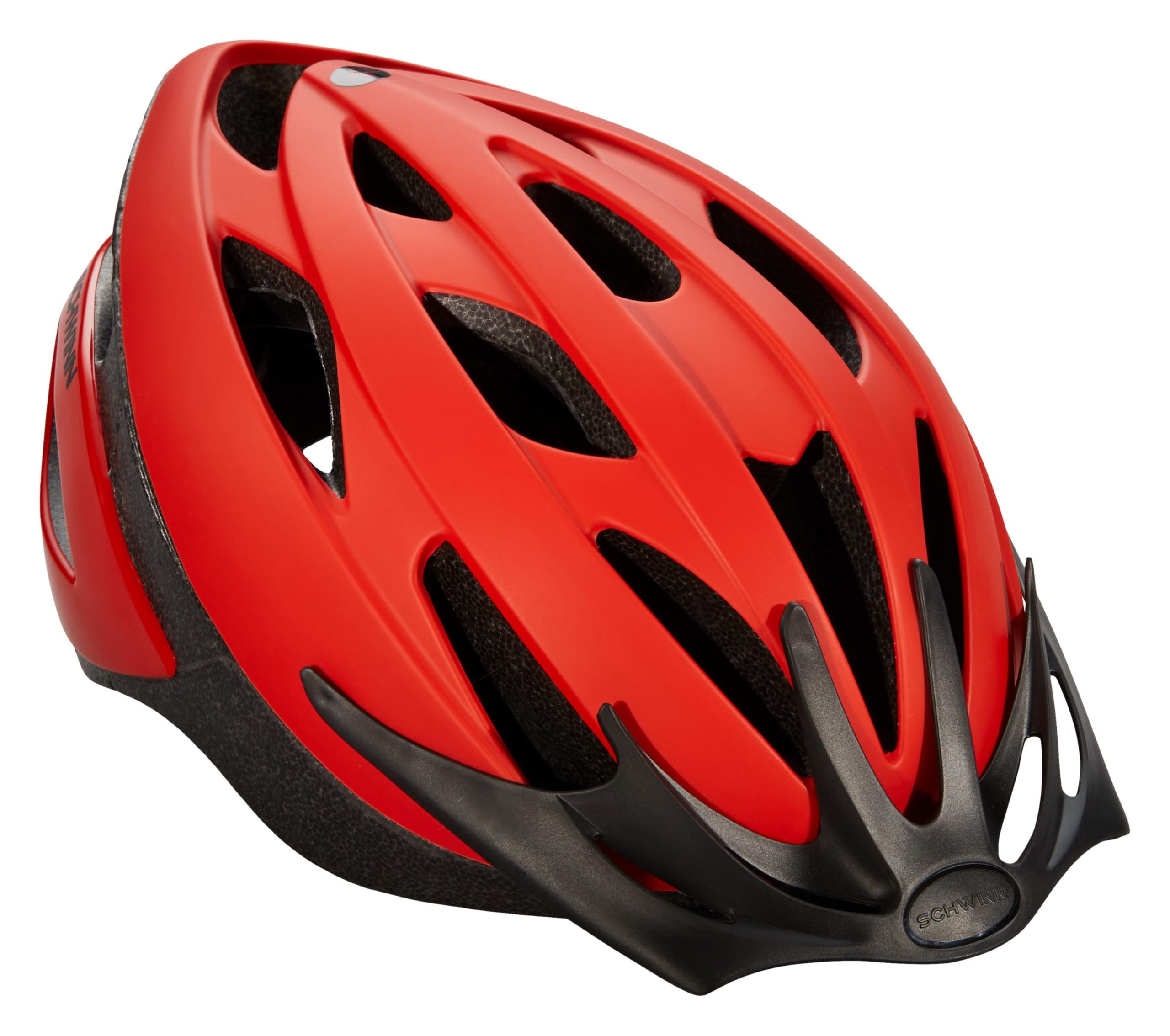 Schwinn Thrasher Helmet for Adults, Size 58-62 cm for Riders Ages 14+, Microshell, Adjustable Dial & Straps, Interior Padding, Air Vents, Visor, Adult Bike Helmet