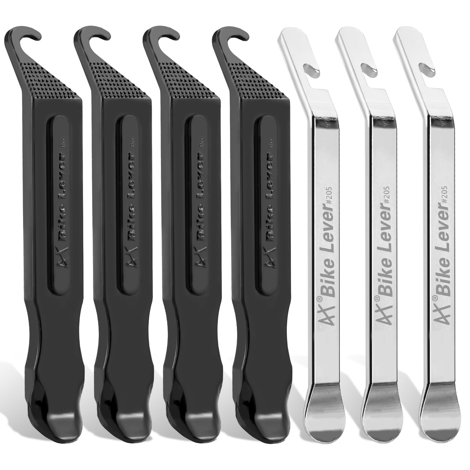Tragoods Premium Bicycle Tire Lever Tyre Spoon Iron Changing Tool, Bike Tire Levers Premium Stainless Steel Levers to Repair Bike Tube, Best Tire Changing Tool
