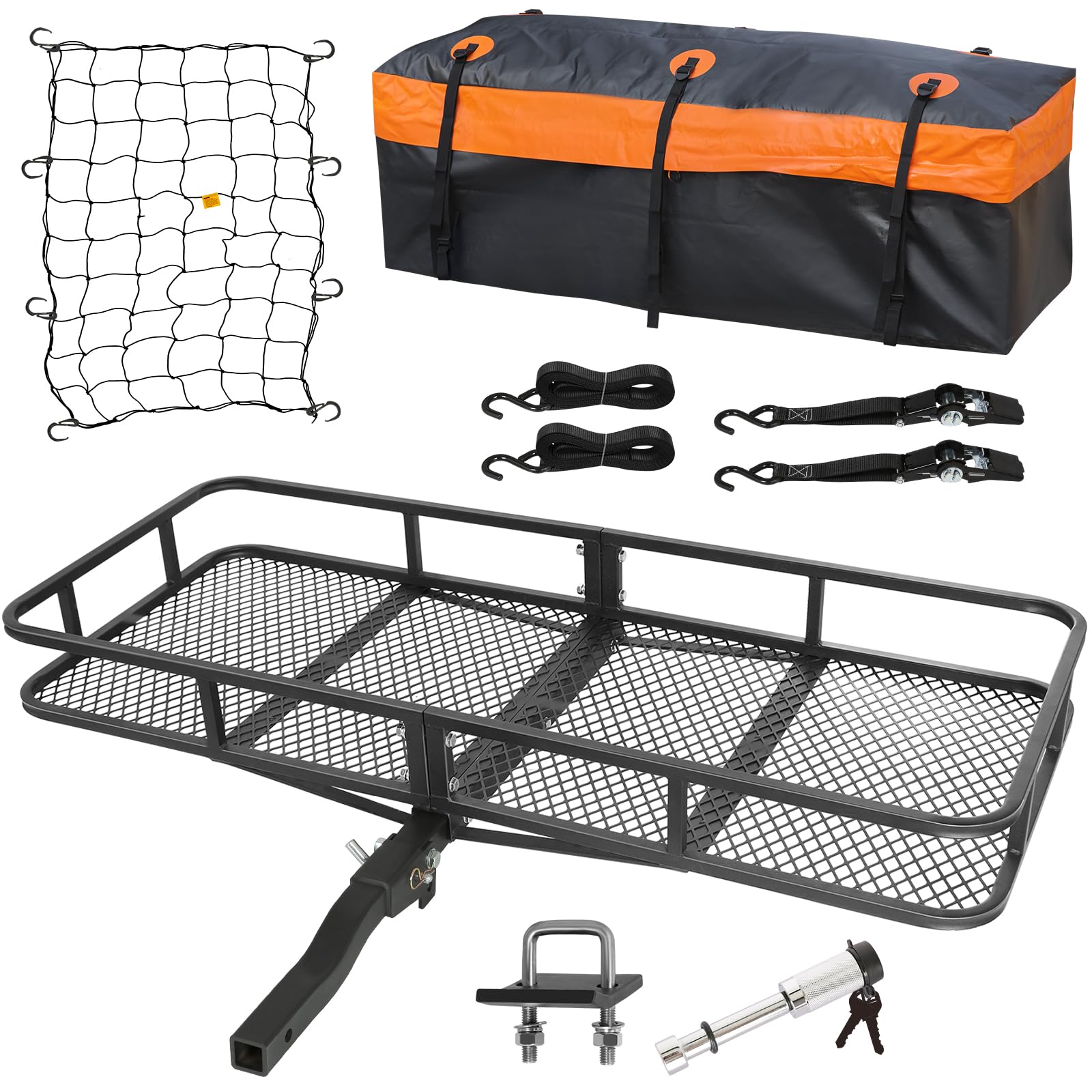 WEIZE Cargo Rack Basket Roof Hitch Mount