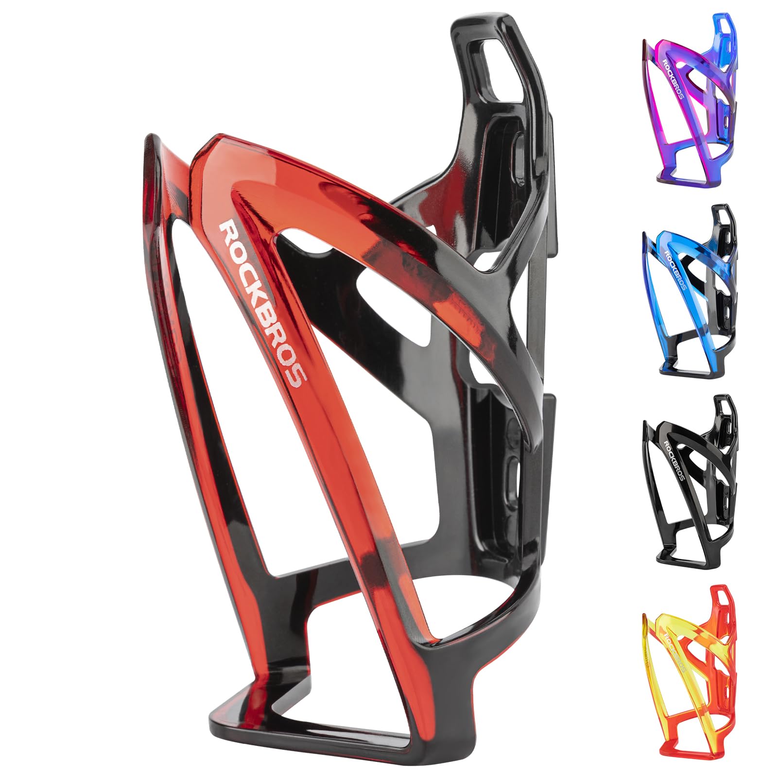 ROCKBROS Bike Water Bottle Holder Ultra-Light Durable Bicycle Bottle Cages with Screws Tool, Universal Bike Cup Holder Rack for Road MTB Bikes…