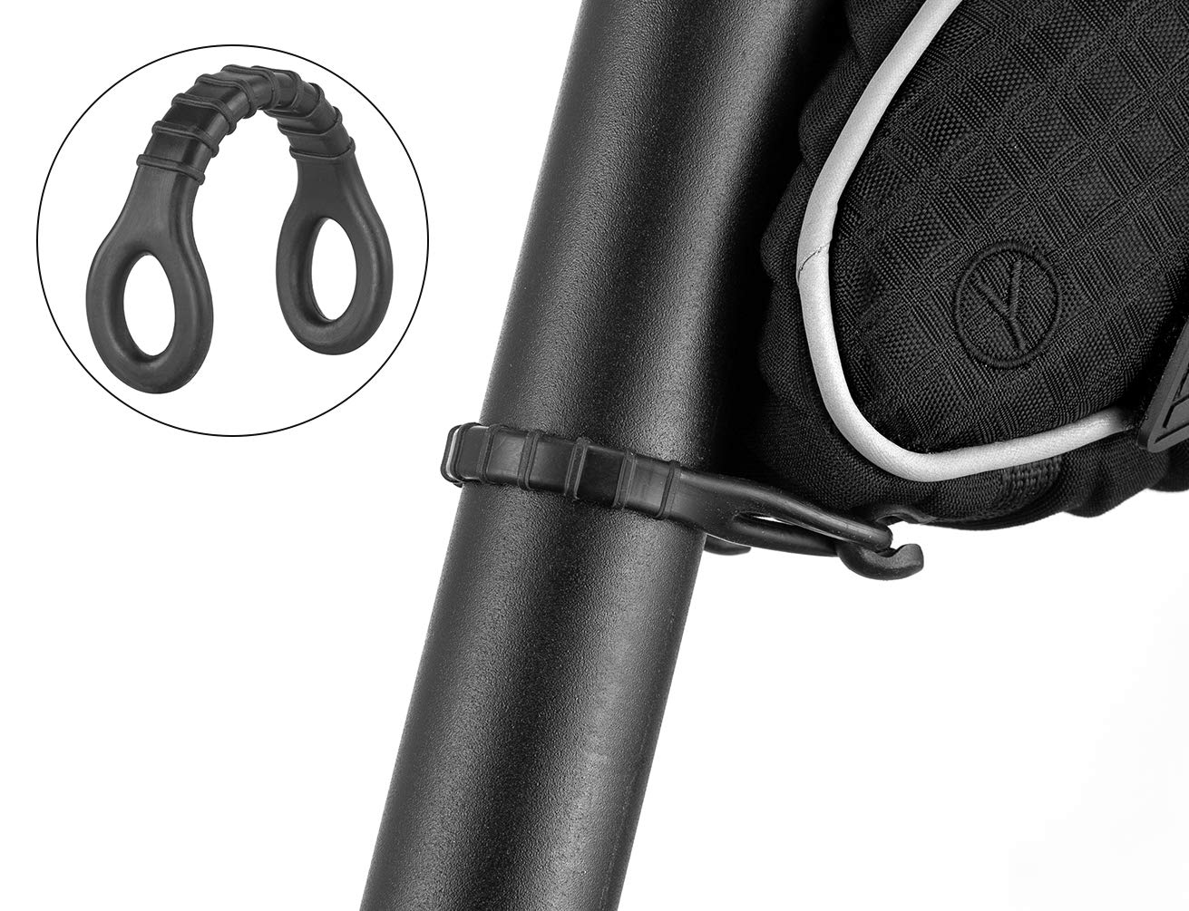 ROCKBROS Bike Saddle Bag Under Seat Bicycle Seat Bag 3D Shell for MTB/Road