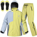 RainRider Rain Suit for Men Waterproof Lightweight 3-Piece Rain Gear