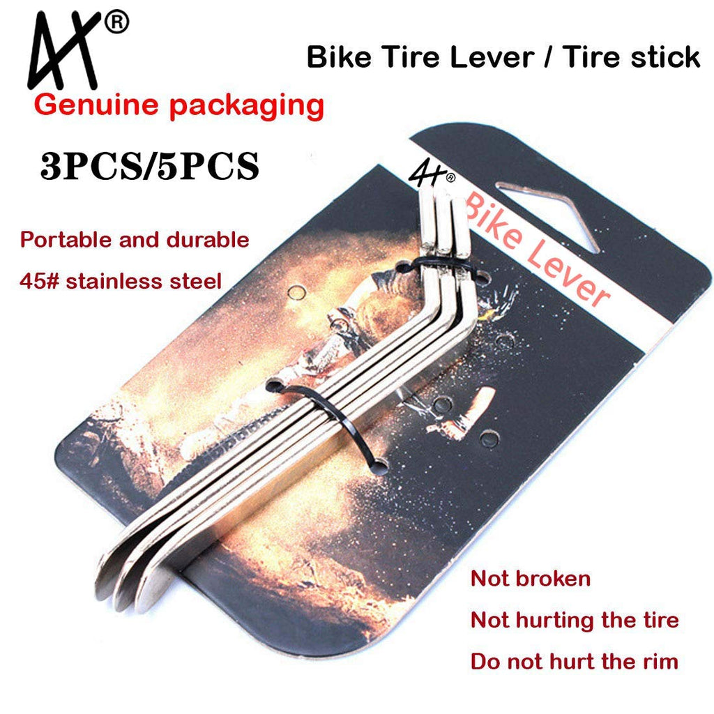 Tragoods Stainless Steel Bicycle Tire Lever Tool Set