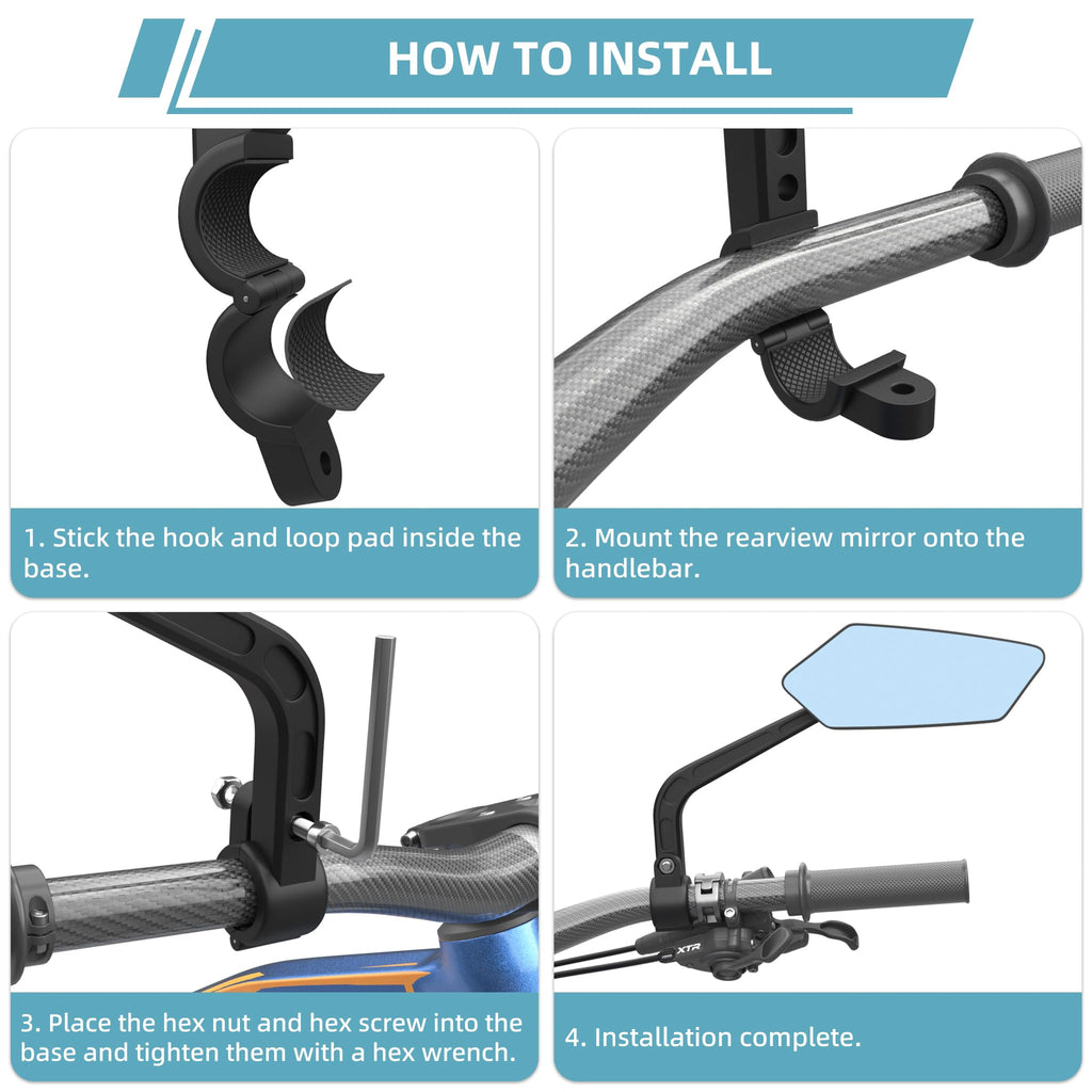 2 Pack Bike Mirrors
