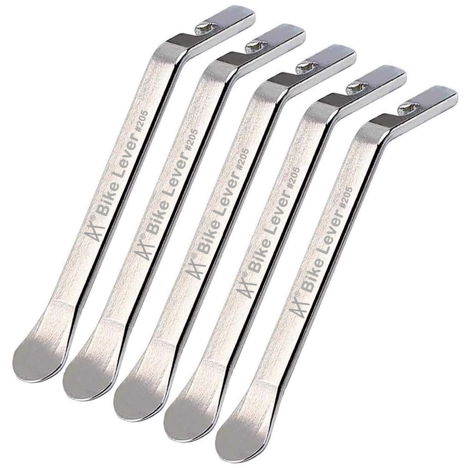Tragoods Premium Bicycle Tire Lever Tyre Spoon Iron Changing Tool, Bike Tire Levers Premium Stainless Steel Levers to Repair Bike Tube, Best Tire Changing Tool