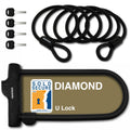 KOHLBURG Highest Security U Lock [Sold Secure Diamond] Bike Lock, 4 Keys