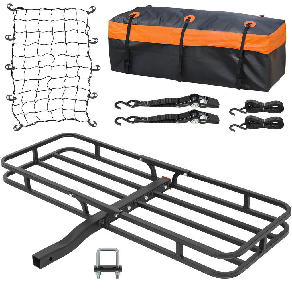 WEIZE Cargo Rack Basket Roof Hitch Mount