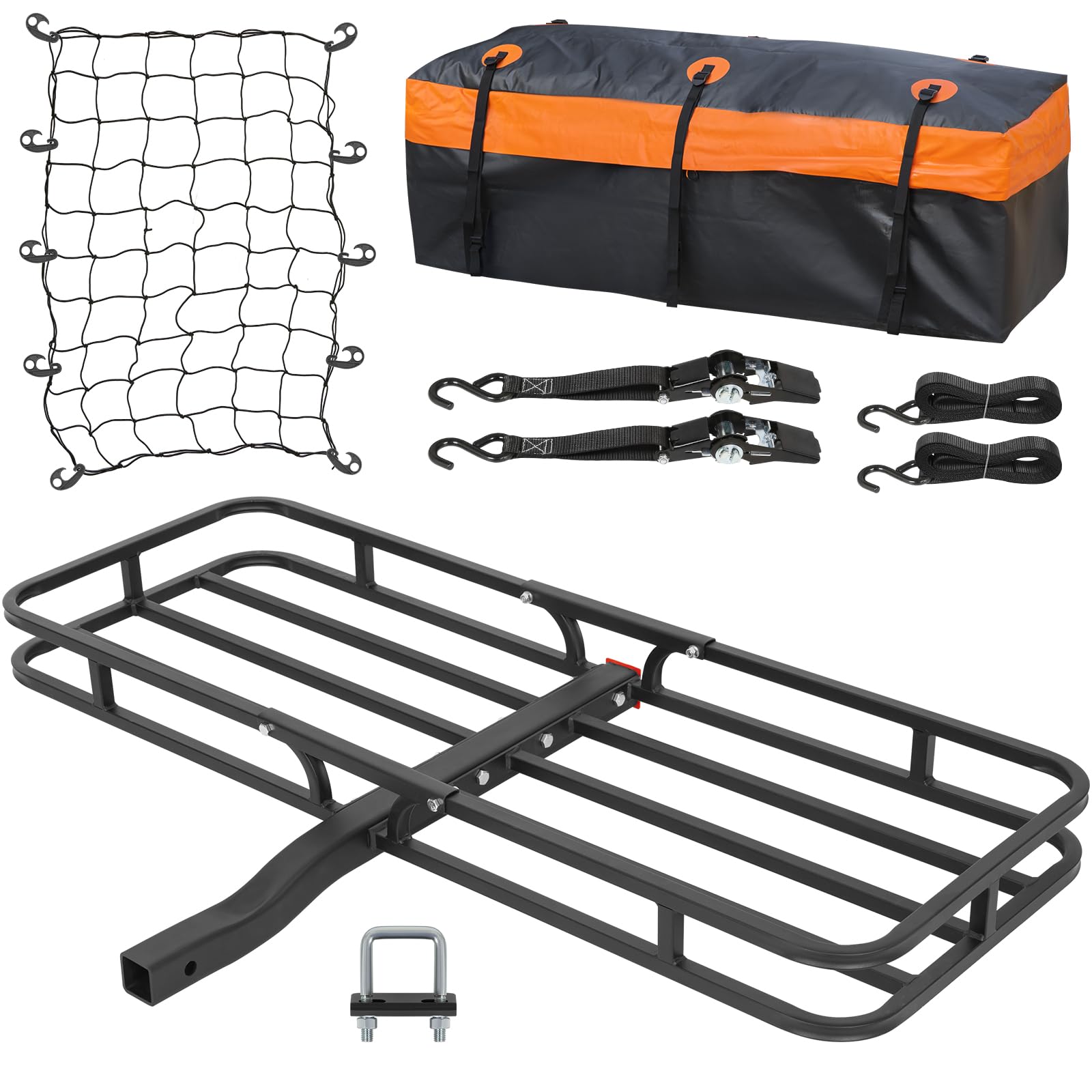 WEIZE Cargo Rack Basket Roof Hitch Mount