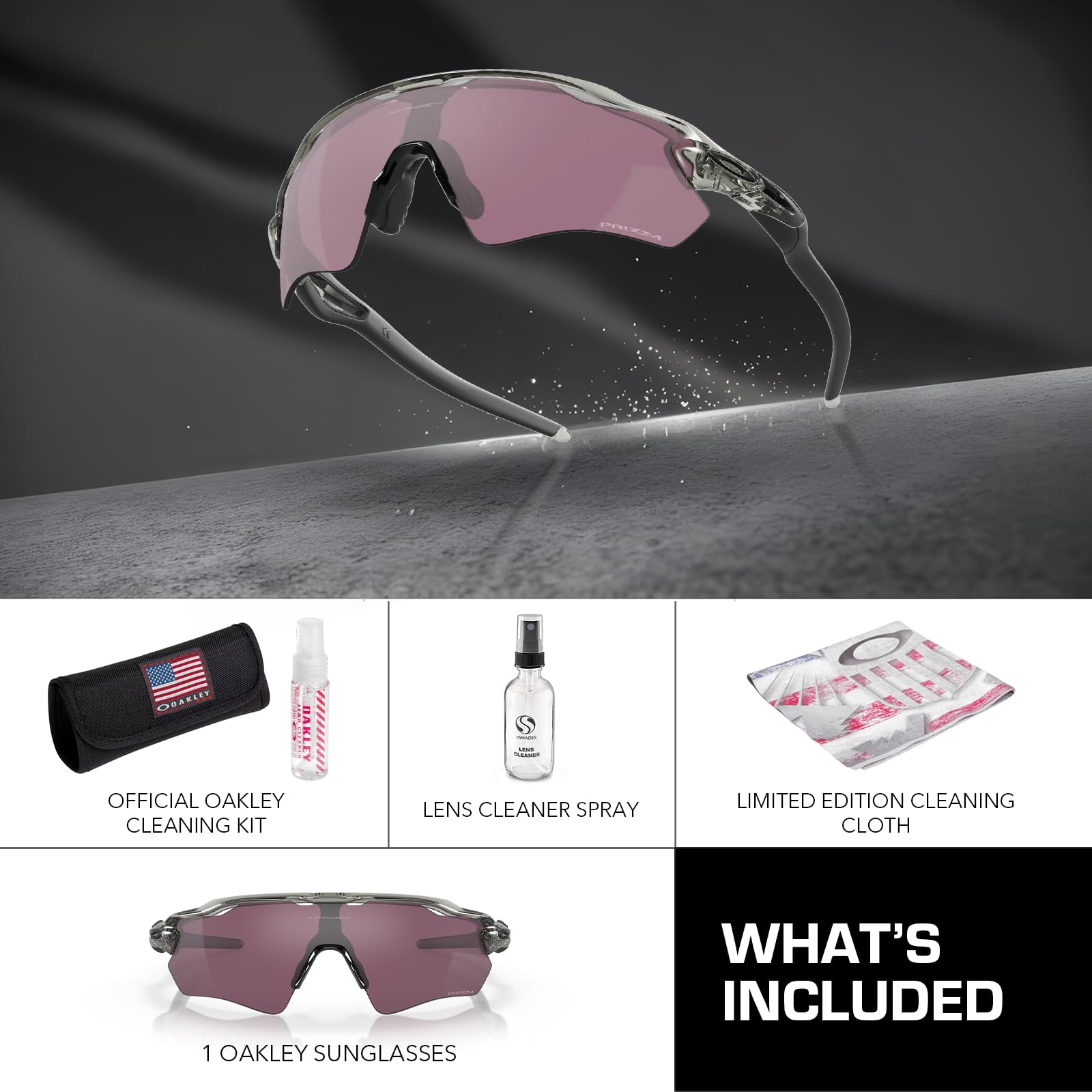 Oakley RADAR EV PATH OO9208 Shield Sunglasses With Official Eyewear Kit