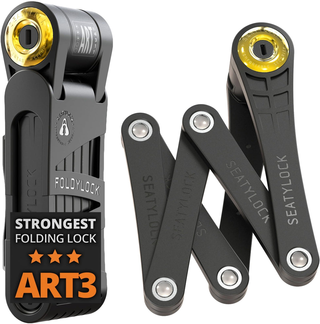 Seatylock Folding Bike Lock, High Security Sold Secure Gold Certified