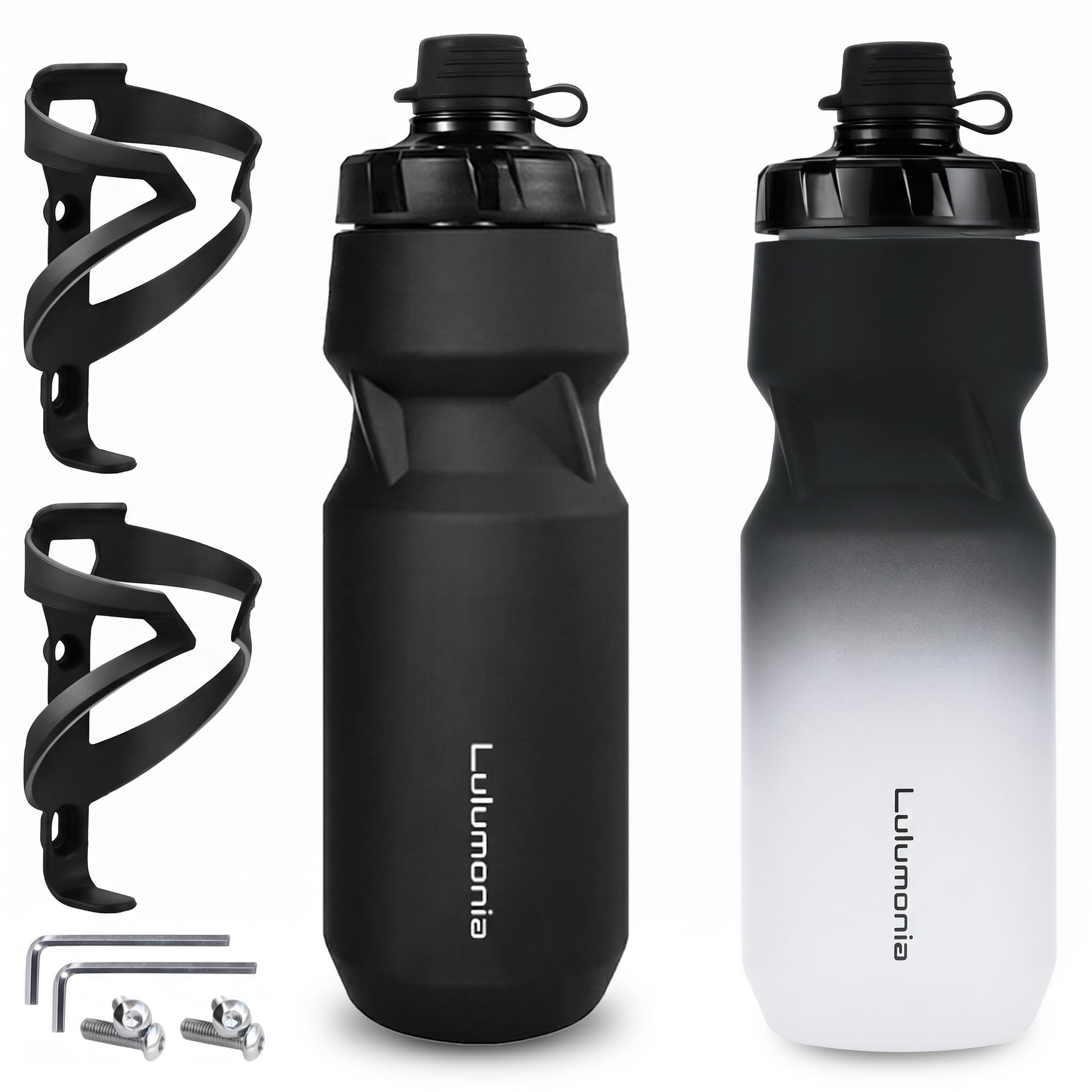 Bike Water Bottle Holder Nylon Ultralight & Sturdy Bike Cup for 22-25 fl oz Bottles Bike Accessories