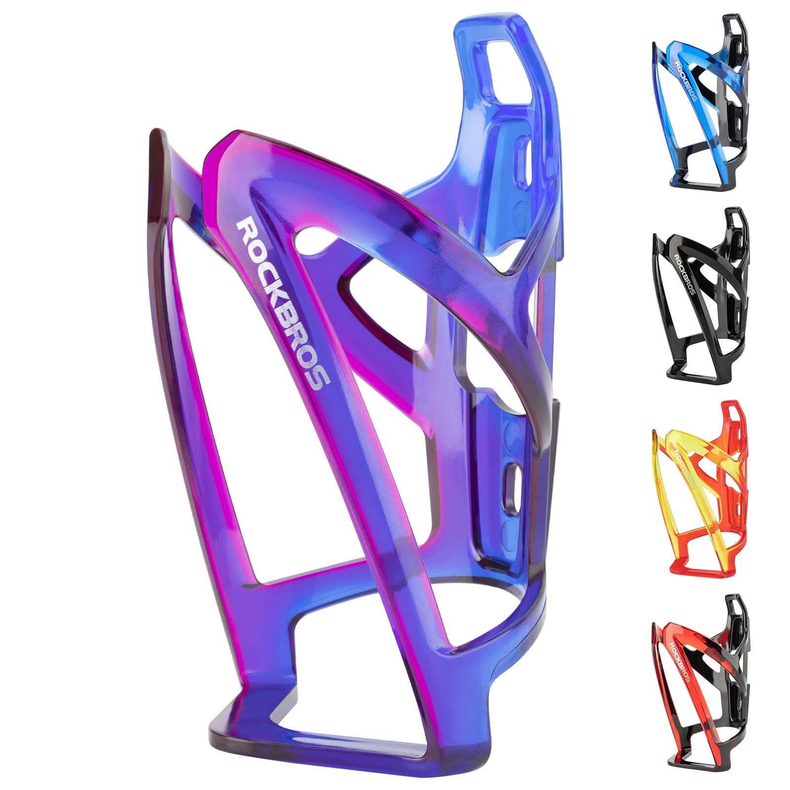 ROCKBROS Bike Water Bottle Holder Ultra-Light Durable Bicycle Bottle Cages with Screws Tool, Universal Bike Cup Holder Rack for Road MTB Bikes…