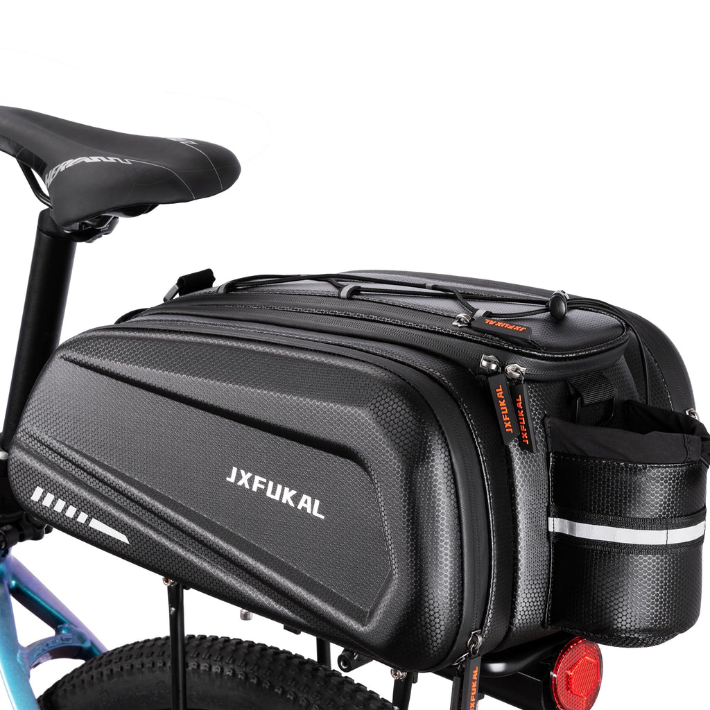 JXFUKAL Bike Bags for Bicycle Rear Rack - 9.5L/17L/40L Hard Shell Ebike Bag