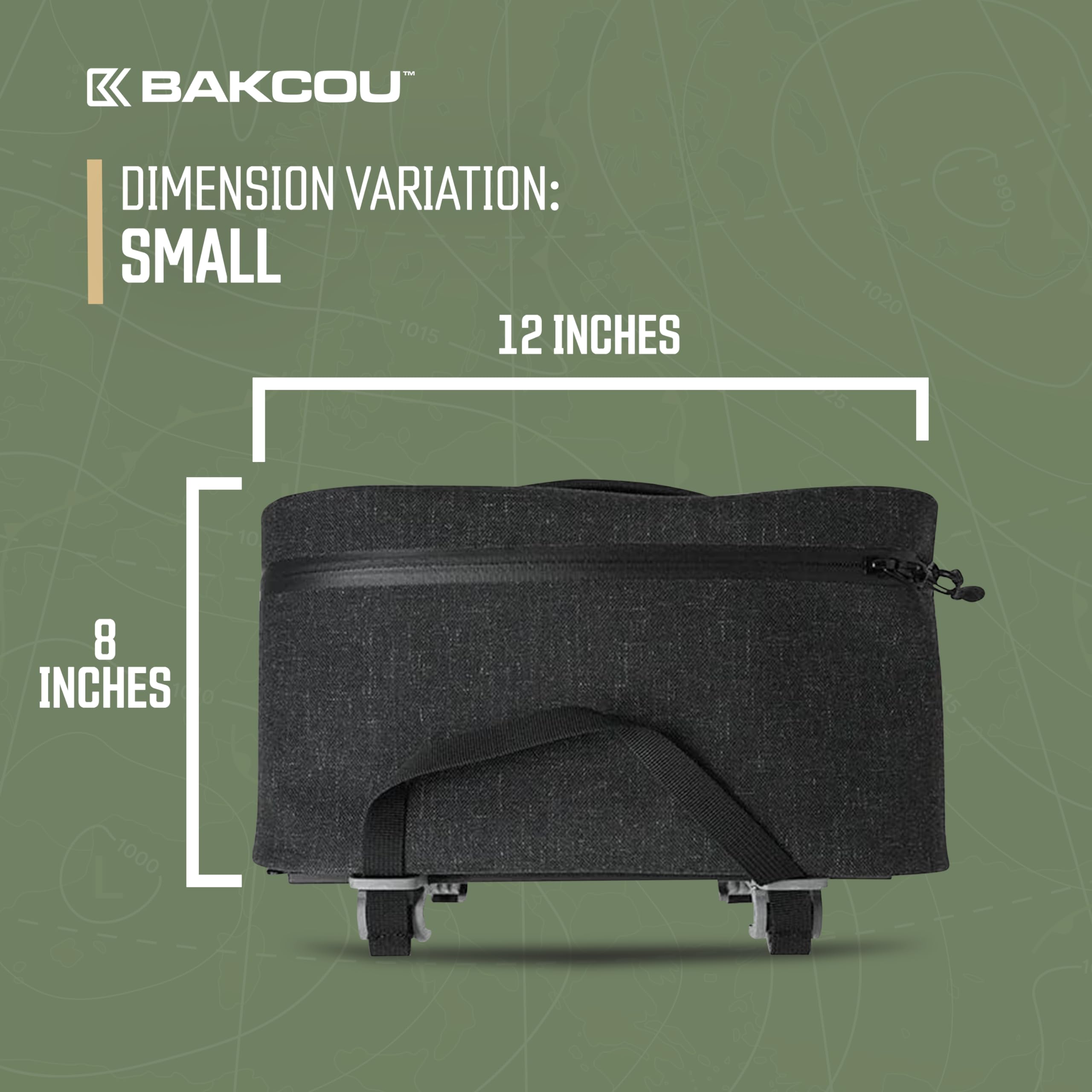 Bakcou - Pannier Bicycle Carrier Bag - Black