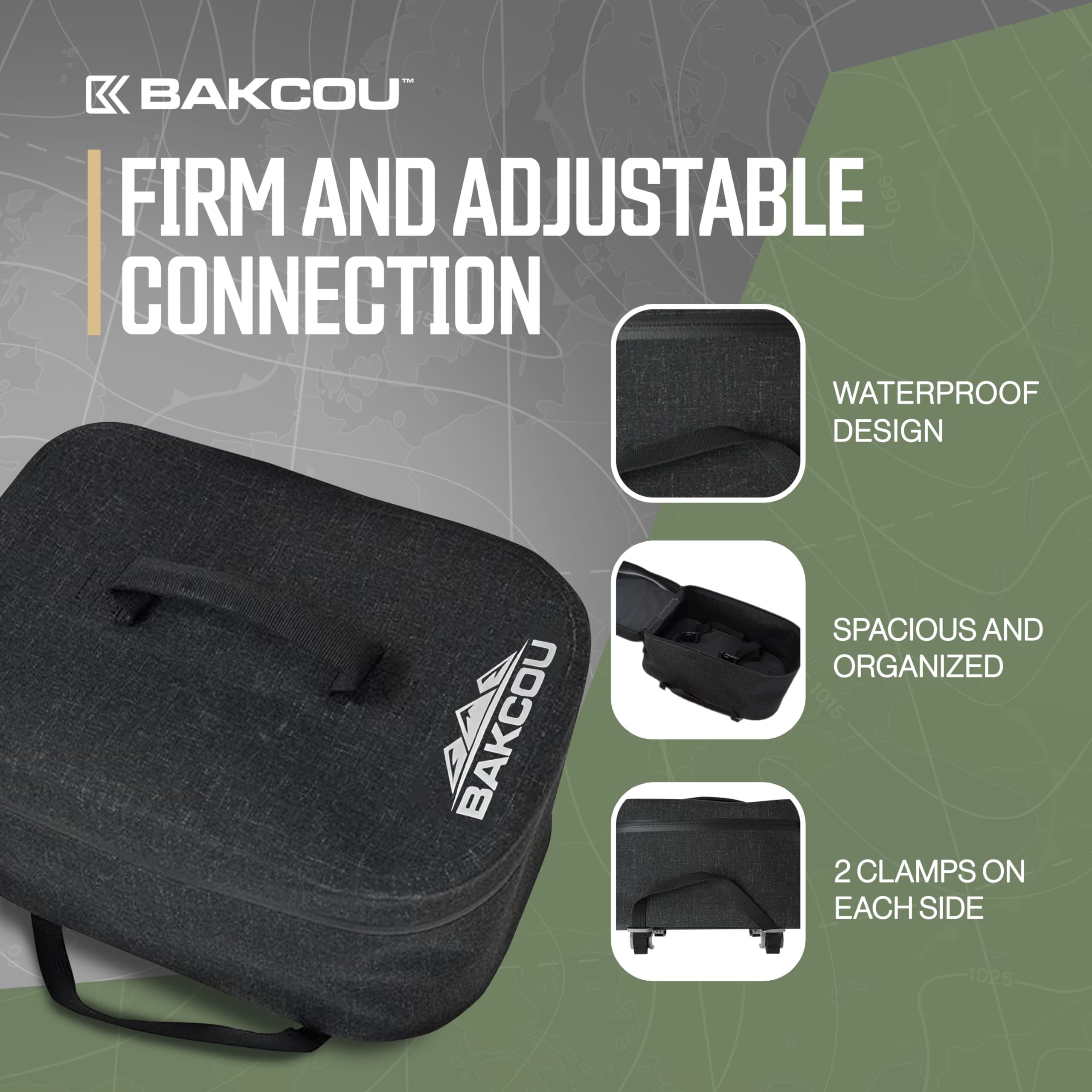 Bakcou - Pannier Bicycle Carrier Bag - Black