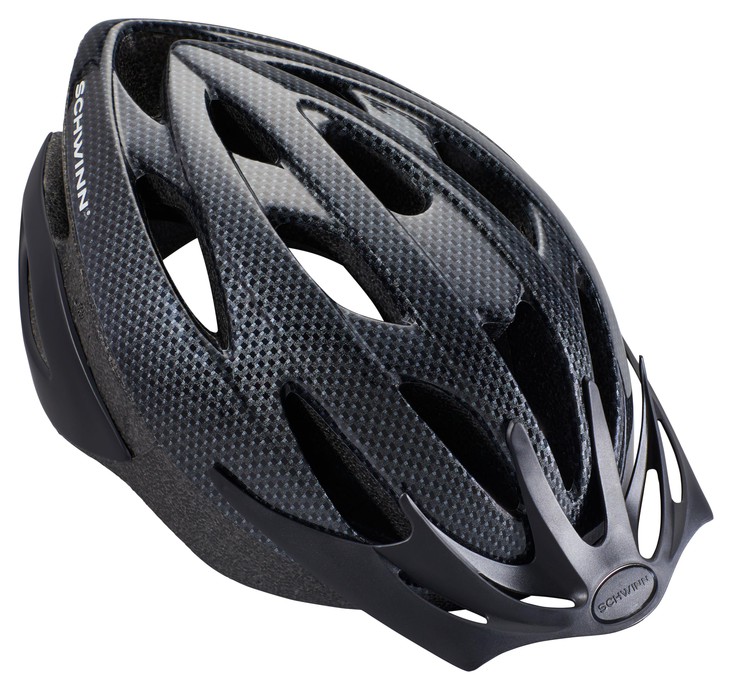 Schwinn Thrasher Helmet for Adults, Size 58-62 cm for Riders Ages 14+, Microshell, Adjustable Dial & Straps, Interior Padding, Air Vents, Visor, Adult Bike Helmet